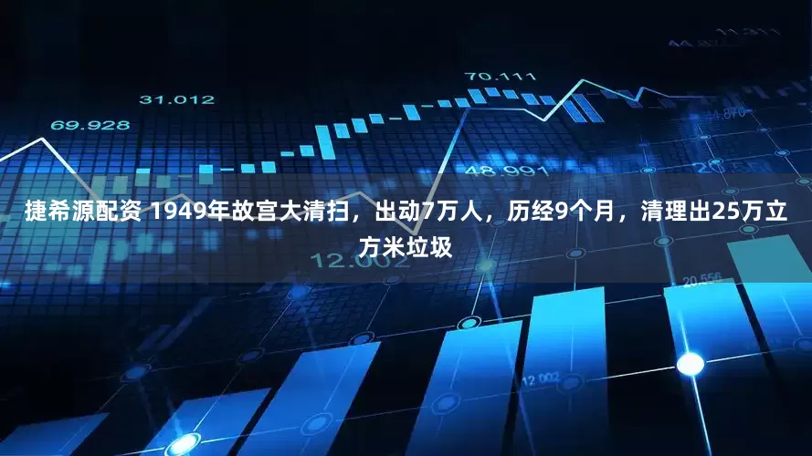 捷希源配资 1949年故宫大清扫，出动7万人，历经9个月，清理出25万立方米垃圾