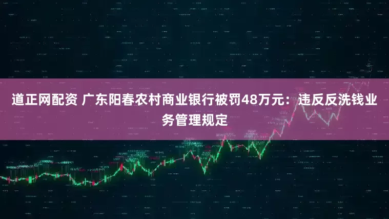 道正网配资 广东阳春农村商业银行被罚48万元：违反反洗钱业务管理规定
